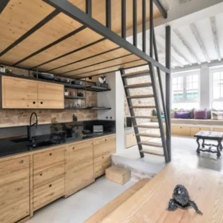 Loft In Pernety דירה *